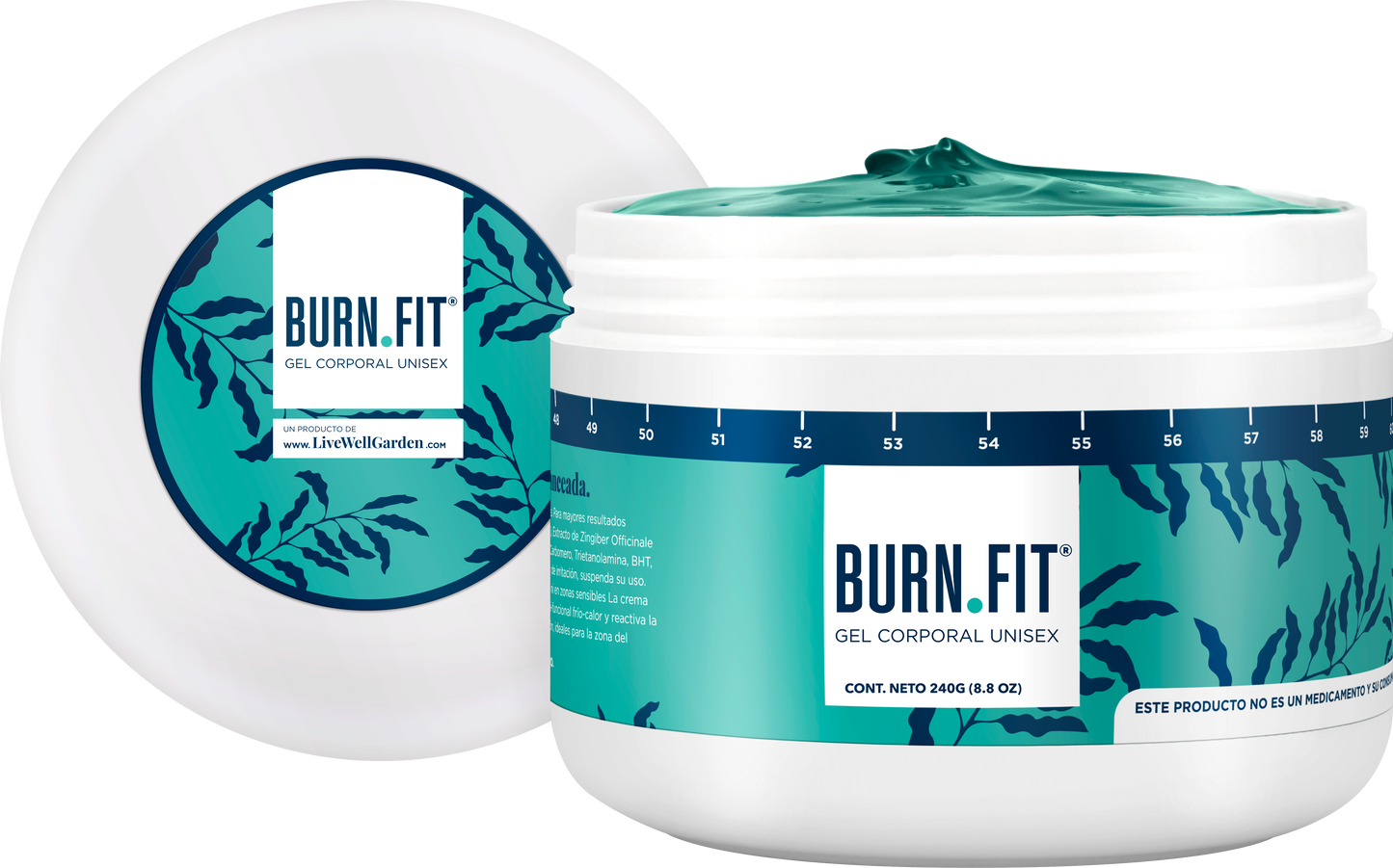 BurnFit Gel reductor corporal unisex